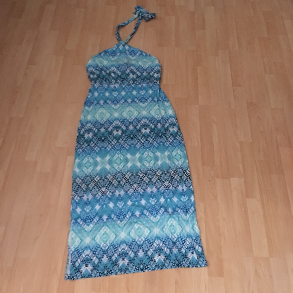 NWOT Halter Maxi Dress
